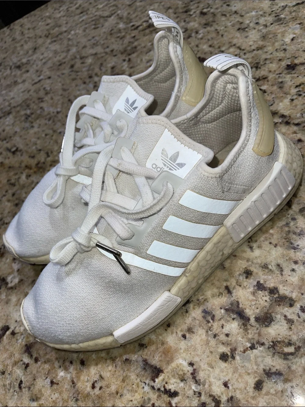 adidas white knit